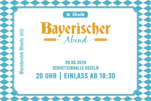 Bayerischer Abend Usseln Preview | Burschenclub Usseln 1612